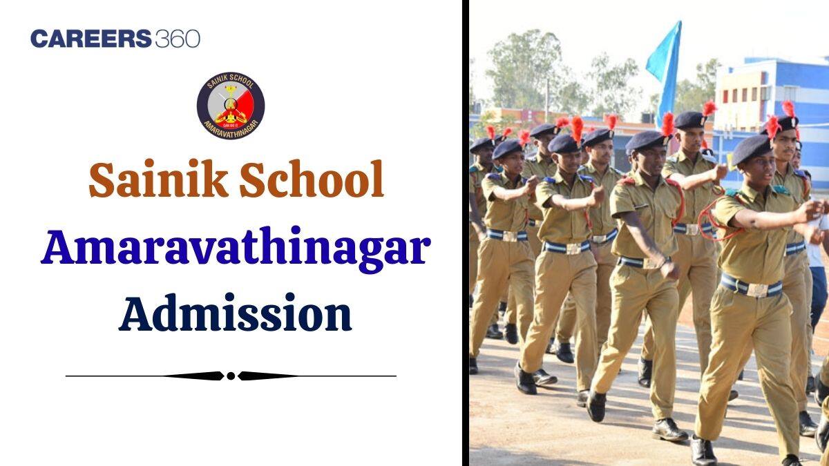 Sainik School Amaravathinagar Admission 2026-27 for Class 6 and 9: Apply Here